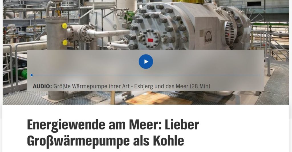 Energiewende am Meer Großwärmepumpe