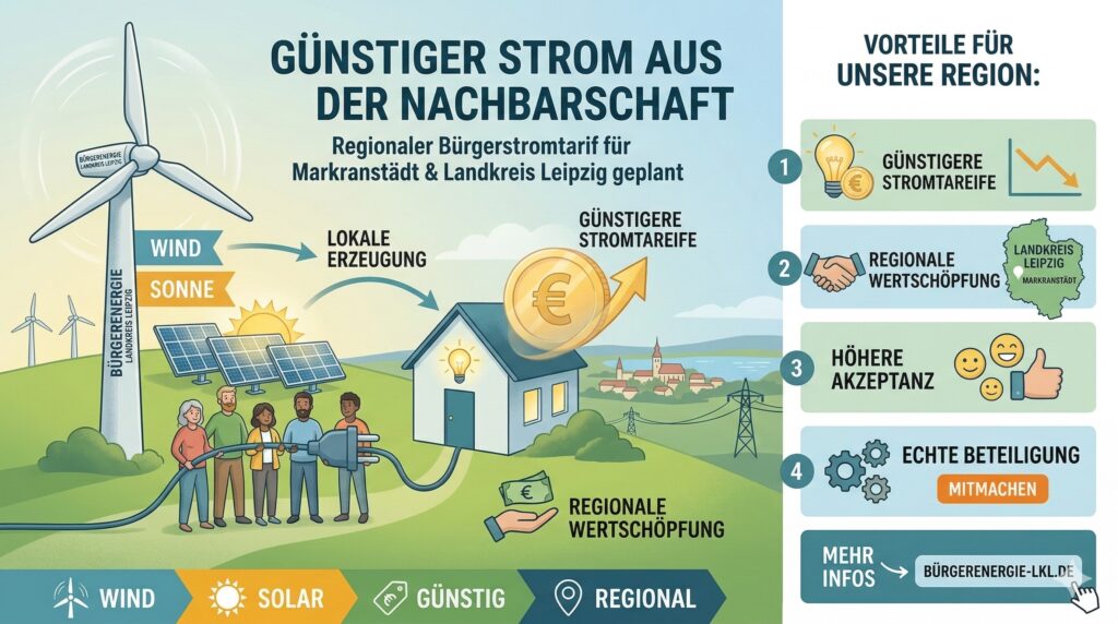 Bürgerstromtarif Landkreis Leipziger Land Vorteile